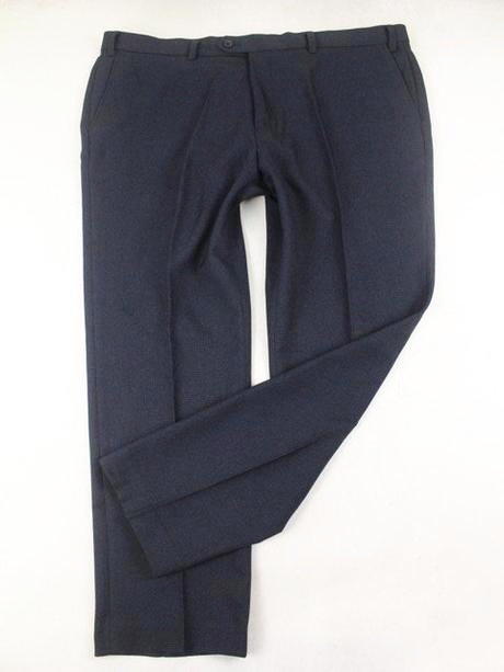 Kockované tmavo-modré el. nohavice 